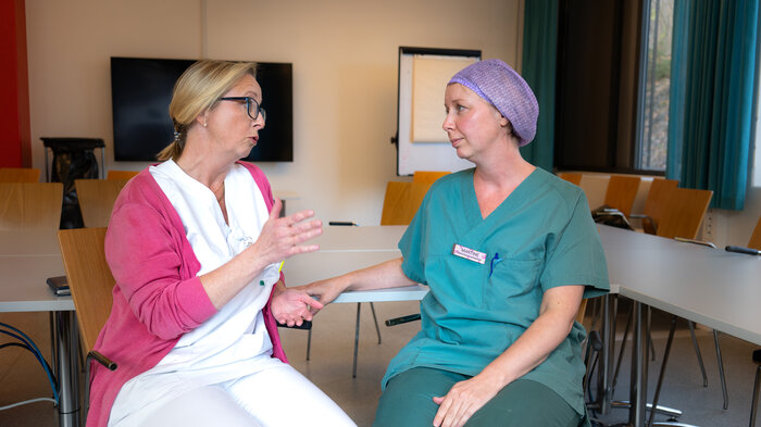 Martine Qvigstad og Eva Saltrøe Bildet viser Martine Qvigstad og Eva Saltrøe