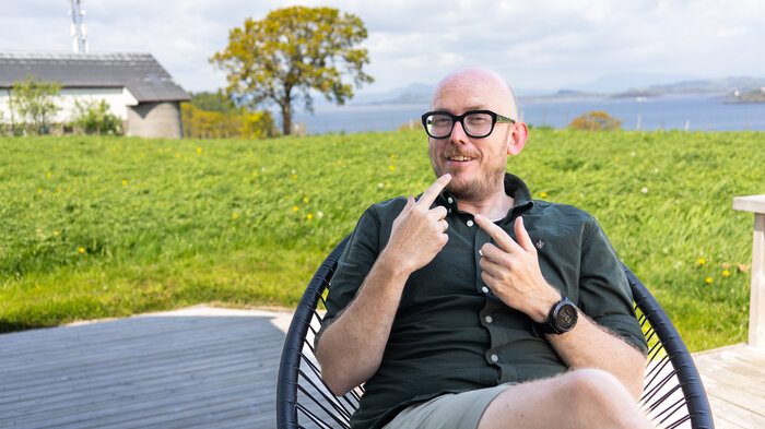 Oddvar Vignes bildet viser Oddvar Vignes