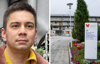 bilde av werner larsen og moss sykehus