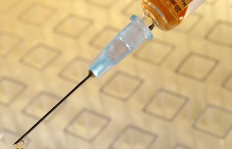 Hepatitt B-vaksine, vaksine, hepatitt B Bildet viser en vaksine mot hepatitt B.