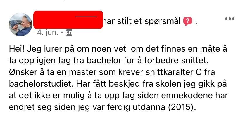Skjermdump fra Sykepleierforumets FB-side Skjermdump fra Sykepleierforumets FB-side