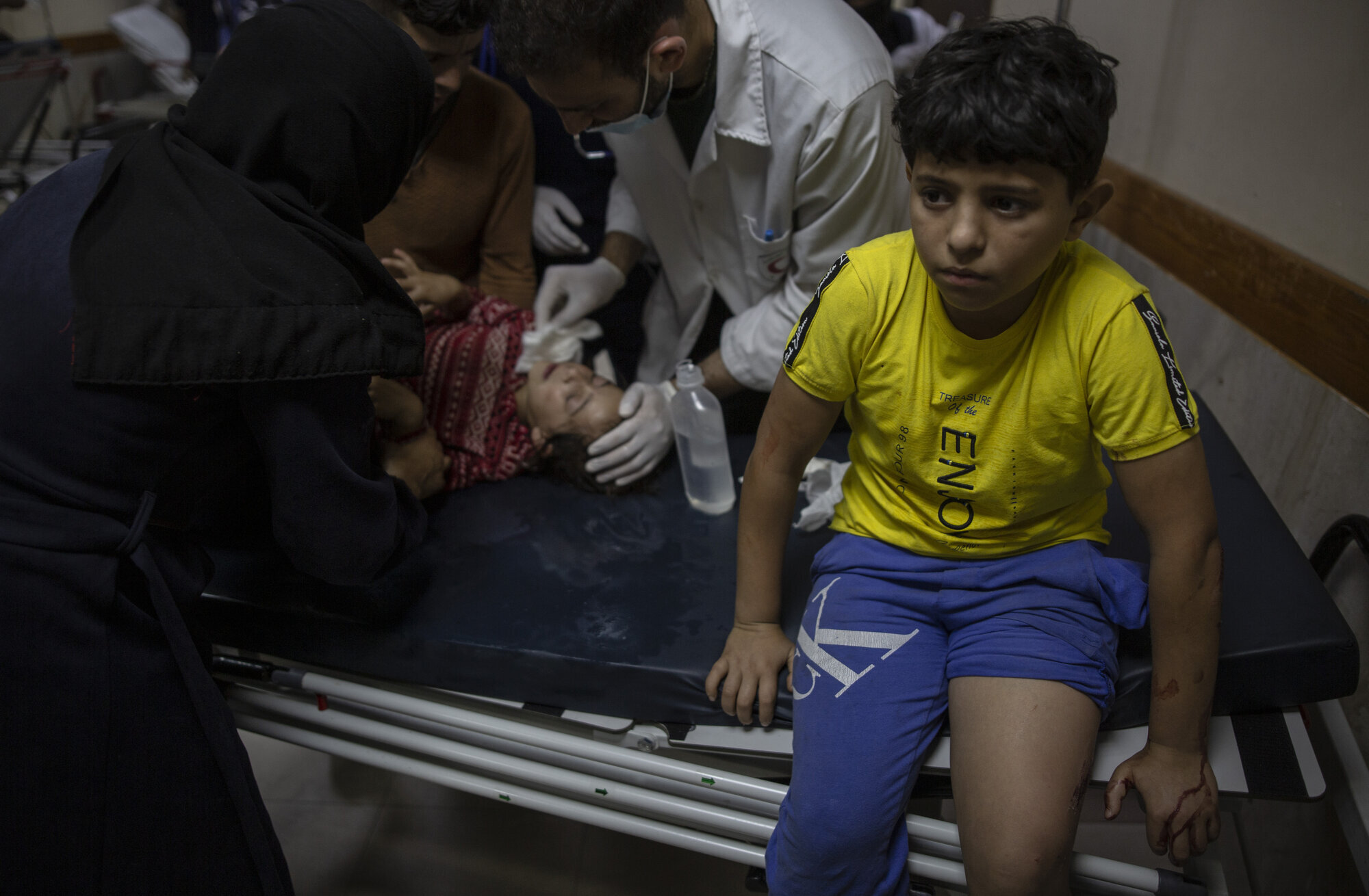 Barn på sykehus i Gaza Barn på sykehus i Gaza