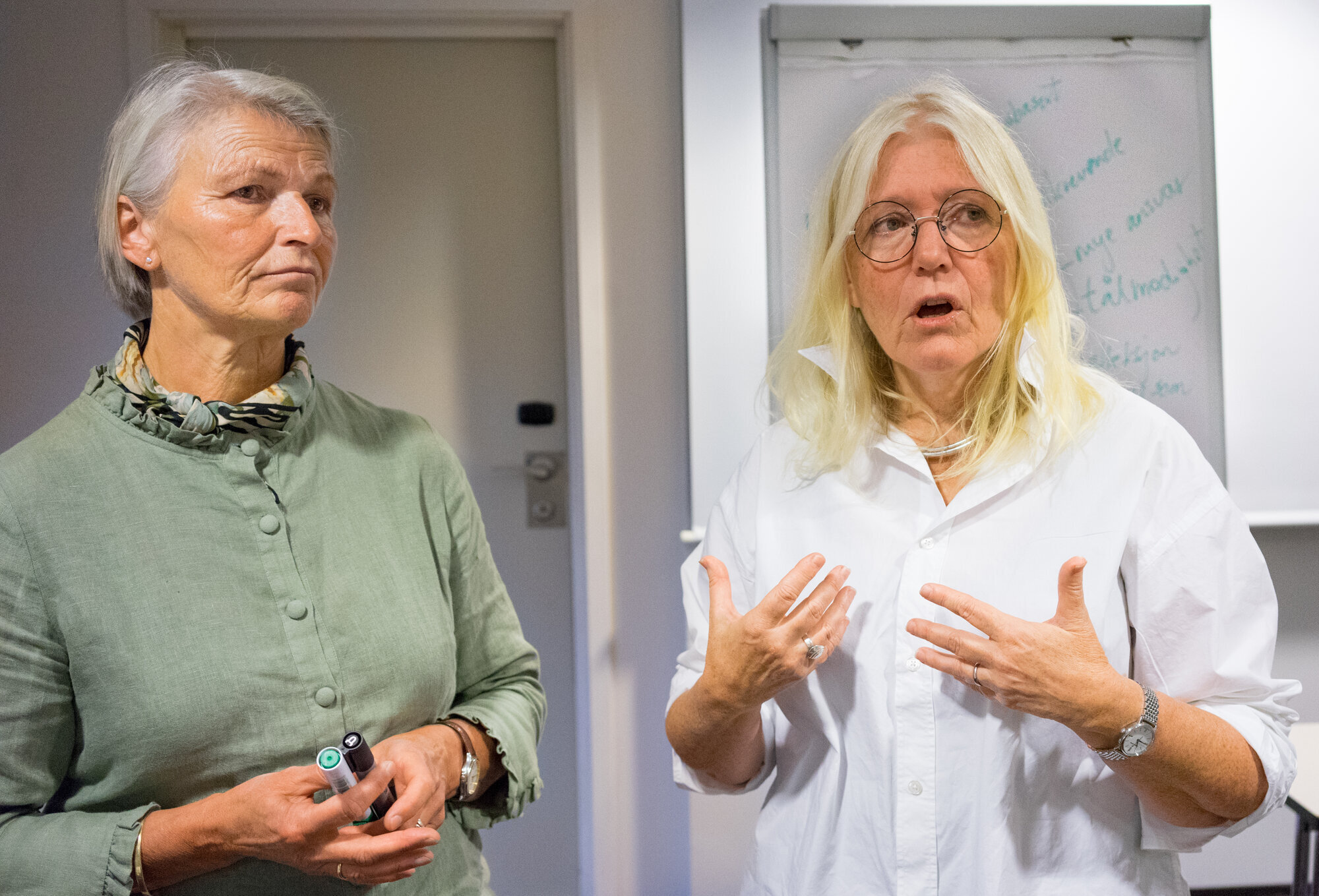 Marthe Eklund og Ingunn Vatnøy bildet viser Marthe og Igunn