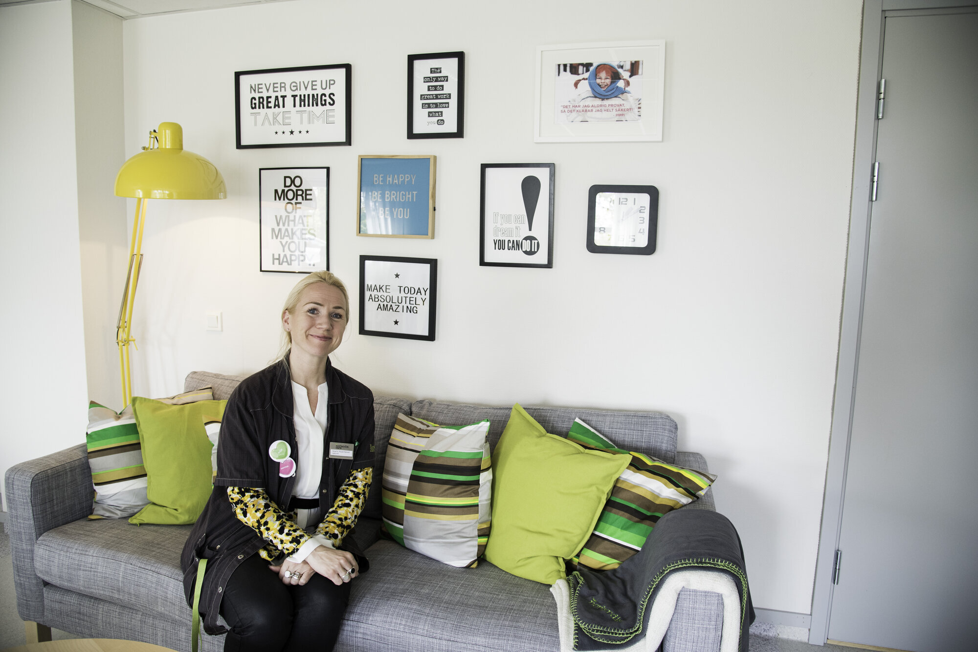 Daglig leder ved Orkerød sykehjem i Moss, Sissel Ruud-Hansen. Bildet viser daglig leder ved Orkerød sykehjem i Moss, Sissel Ruud-Hansen, på hennes kontor.