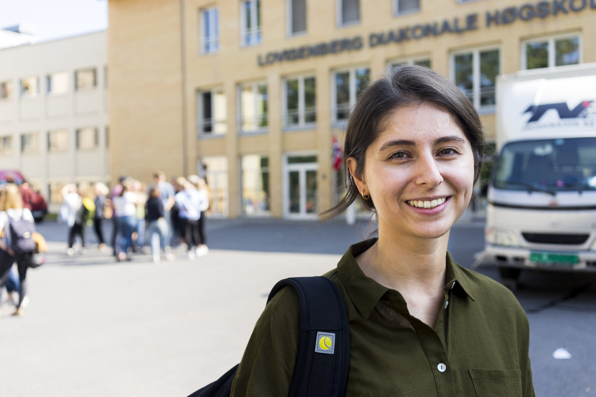 Student Lozan Balisany bildet viser student Lozan Balisany ved Lovisenberg