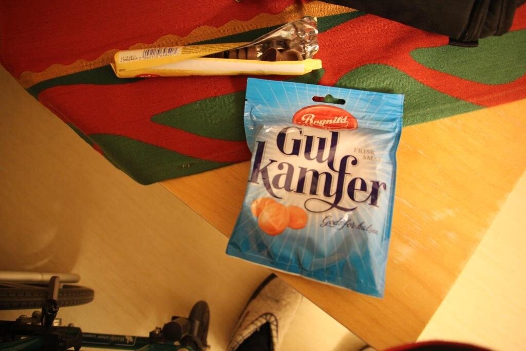En pose kamfer og sjokkolade En pose kamfer og sjokkolade