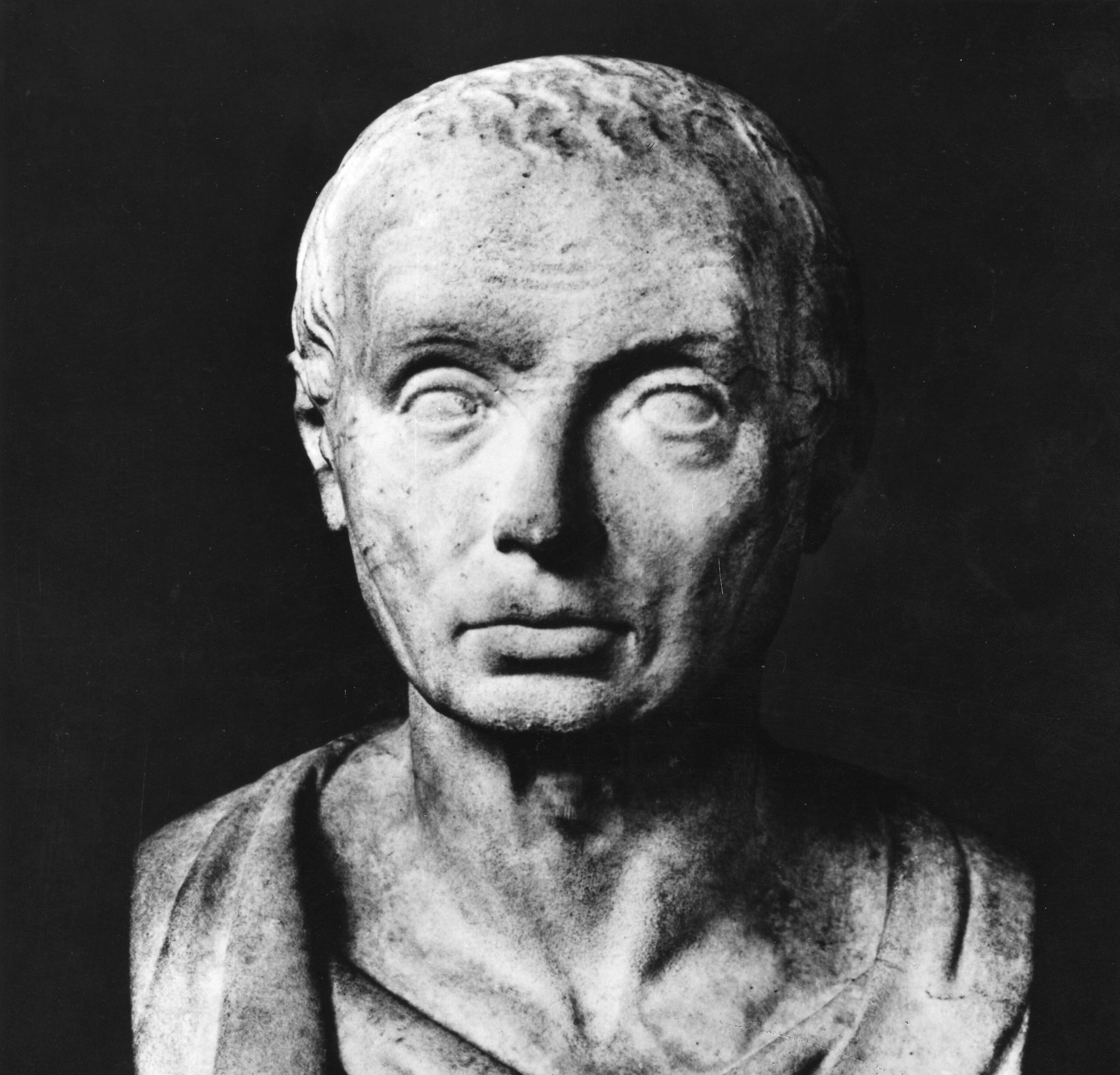 Byste av Immanuel Kant.