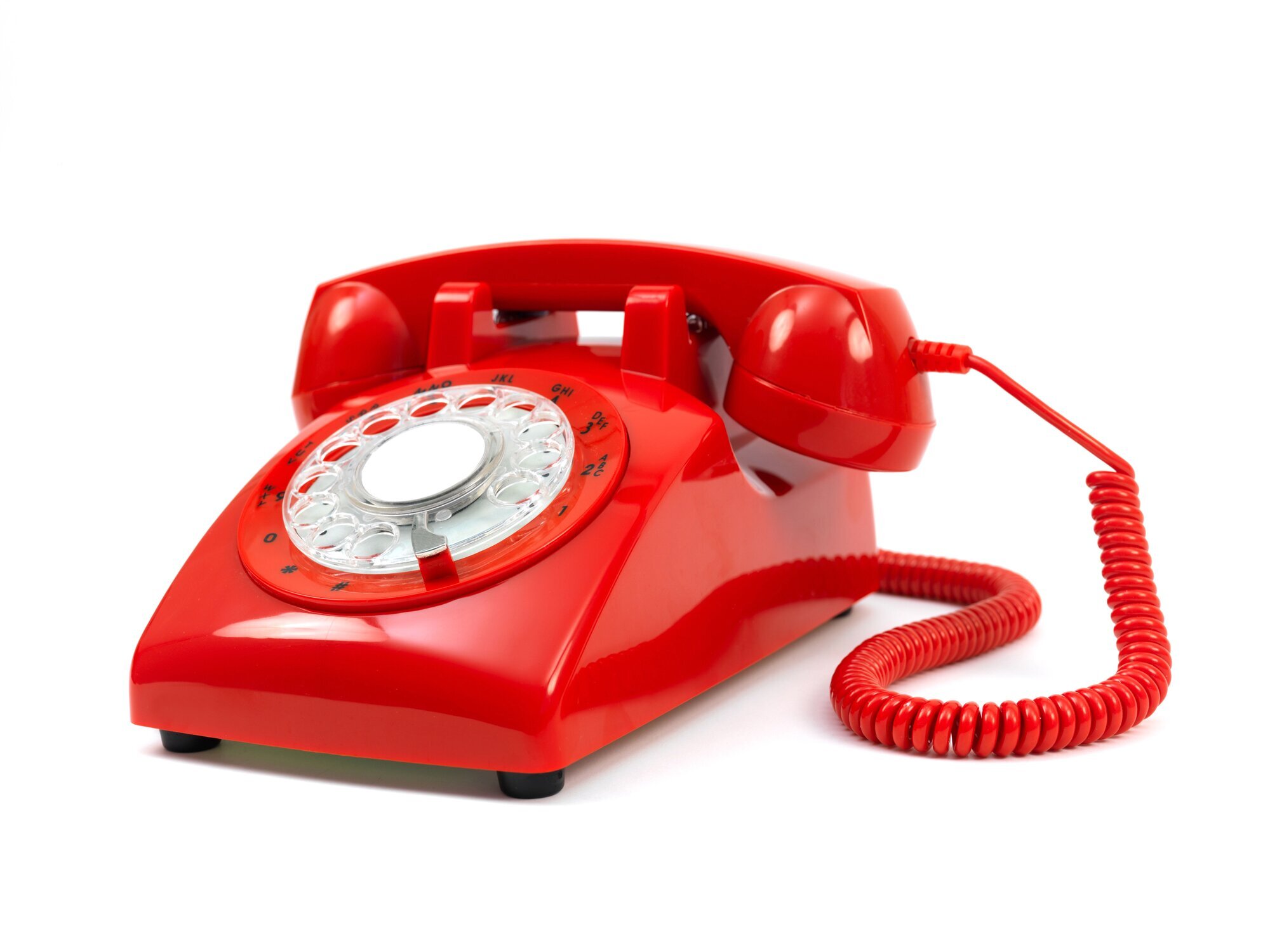 Rød telefon Bilde av rød telefon