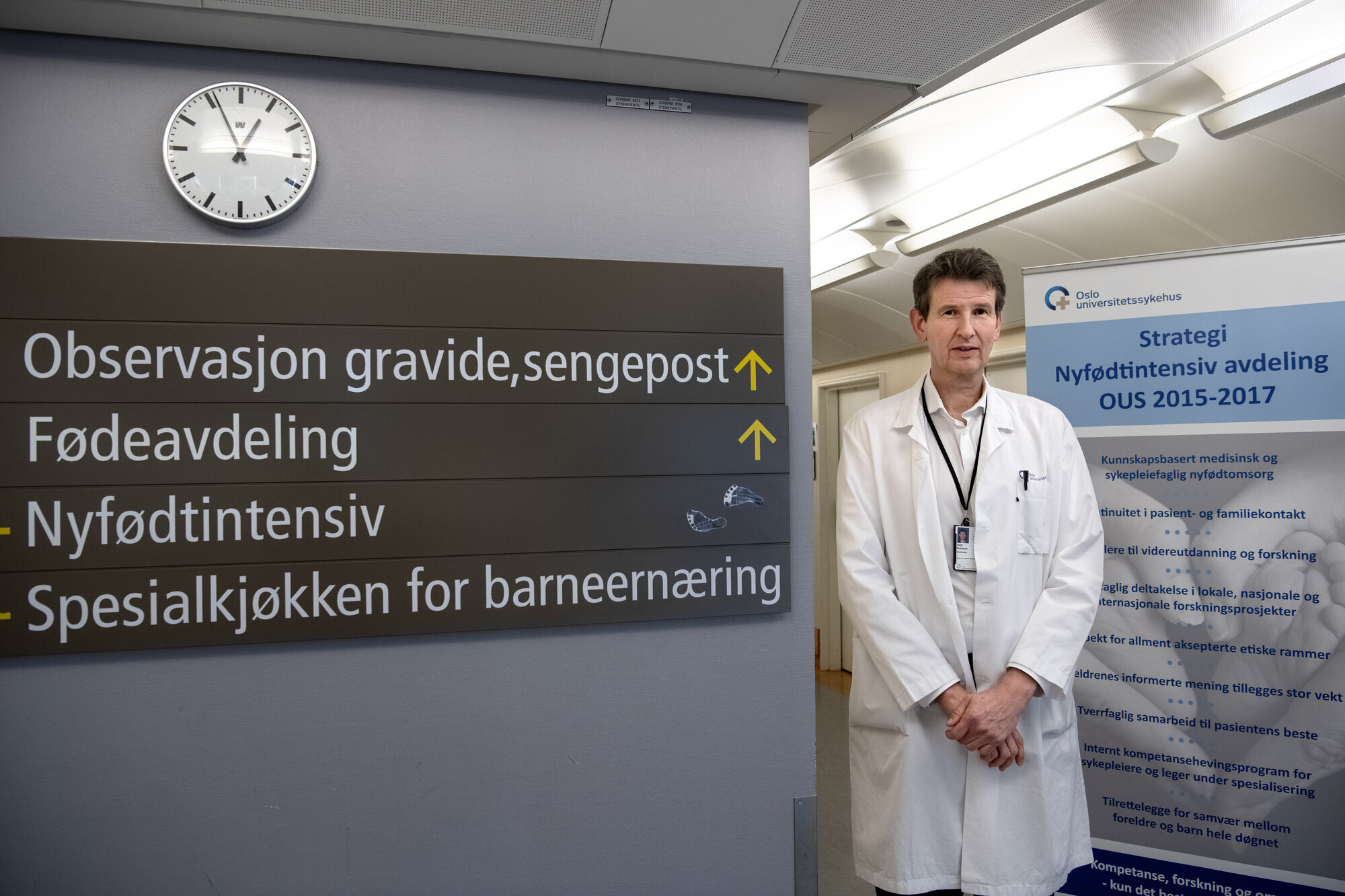 Terje Rootwelt, Barne- og ungdomsklinikken, OUS Bildet viser Terje Rootwelt.