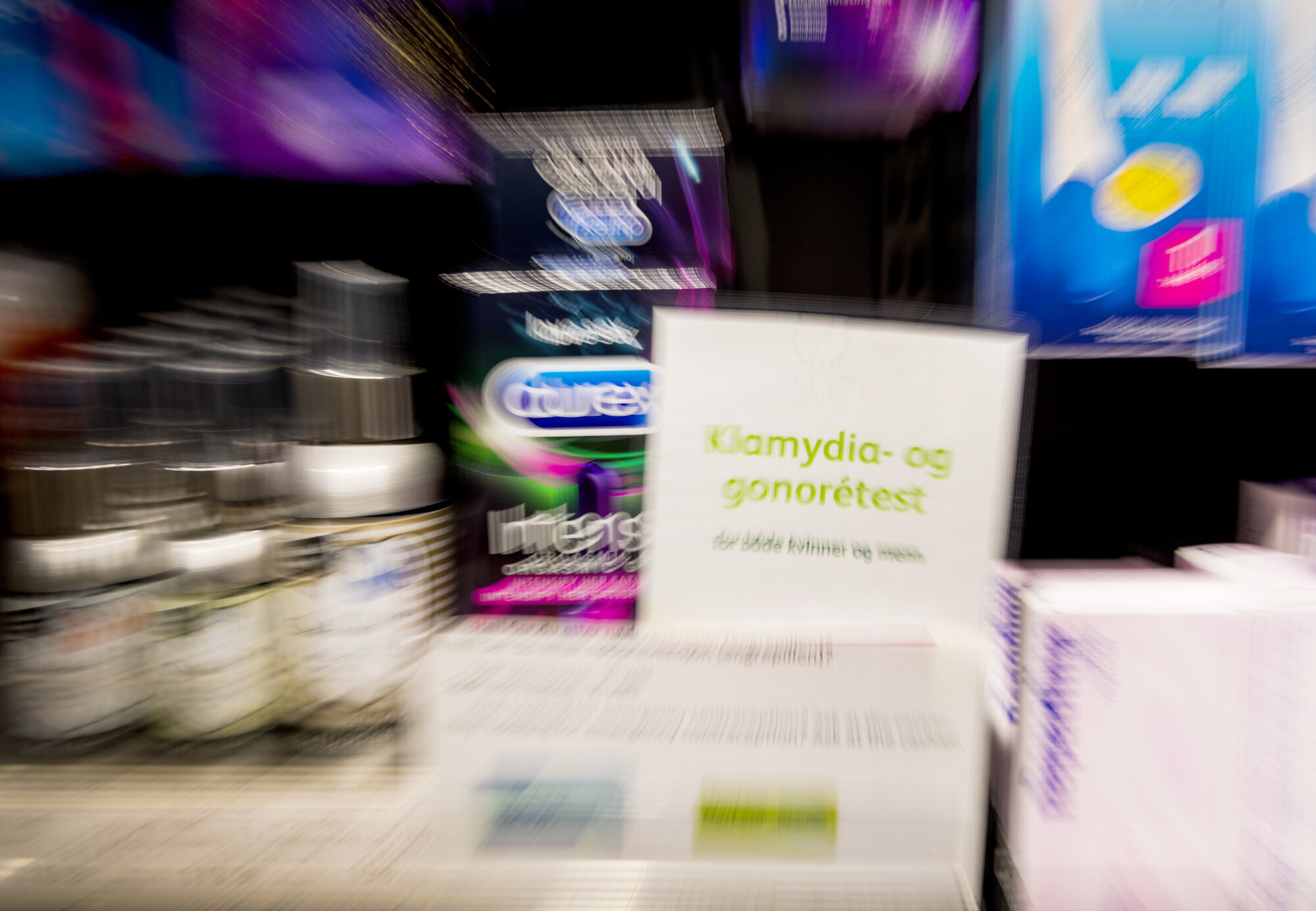 klamydia, klamydiatest Bildet viser testpakker for klamydia.