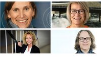 fire nye fylkesledere bildet viser fire nye fylkesledere