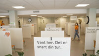 Vaksine, vaksinesenter Bildet viser et vaksinesenter.