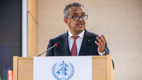 Tedros Adhanom Ghebreyesus Bildet viser Tedros Adhanom Ghebreyesus, generalsekretær i WHO