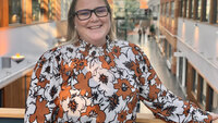 Bildet viser Linn Hege Førsund, ved Universitetet i Sørøst-Norge