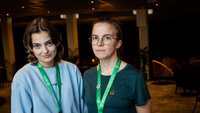 Vilde Haukeland og Karine Mellqvist bildet viser Haukeland og Mellqvist