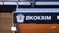 Bildet viser Økokrims skilt ved inngang til kontorene