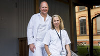 Frede Frihagen og Lene Solberg bildet viser Frede Frihagen og Lene Solberg