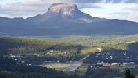 Oversiktsbilde av Hattfjelldal Oversiktsbilde av Hattfjelldal