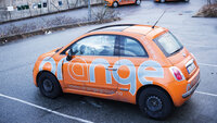 Orange Helse-bil Bildet viser en av Orange Helses biler.