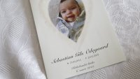 Kirkeprogram med bilde av sebastian Kirkeprogram med bilde av sebastian